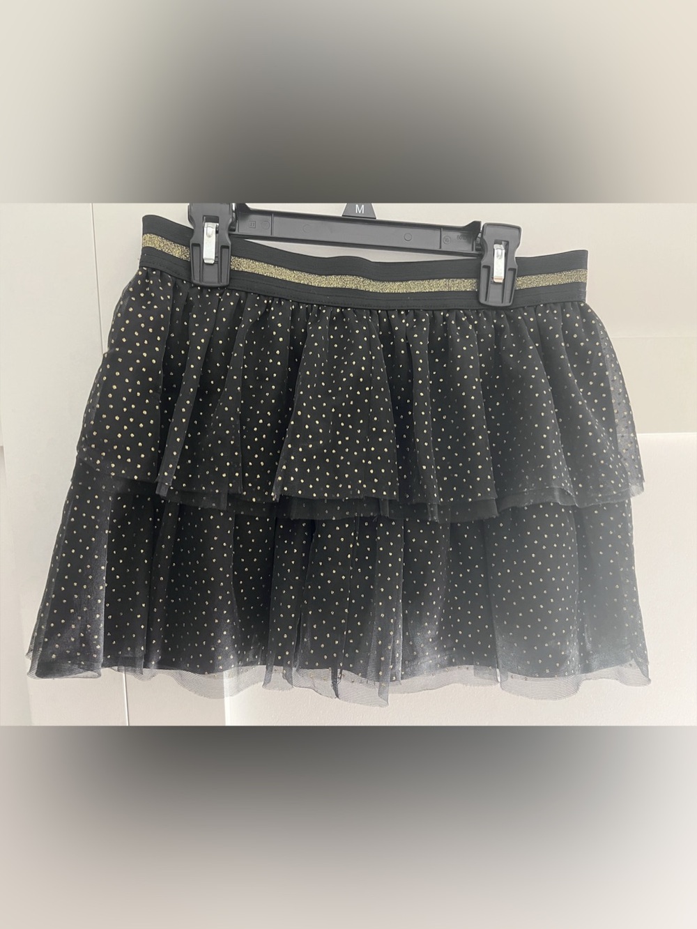 Faded Glory Girls Polka Dot Tulle Skirt Size XL (14-16) Like New